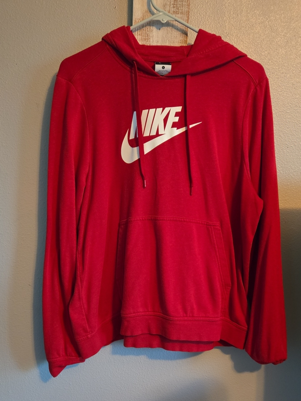 Women's Red Nike Hoodie